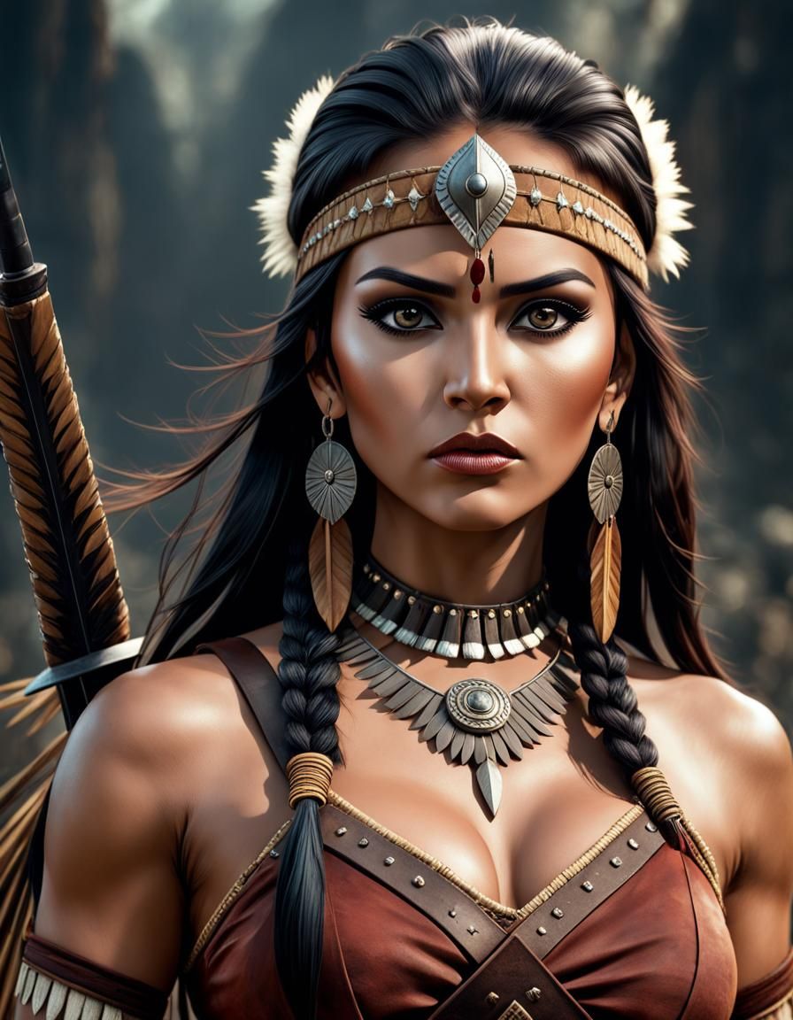 Cherokee Indian Woman warrior