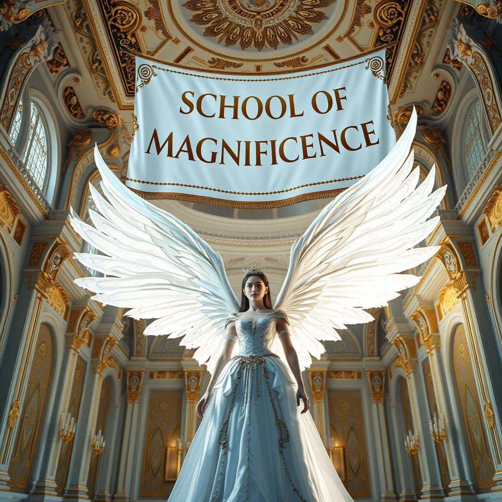 Angel Princess in Palace of Opulent Beauty