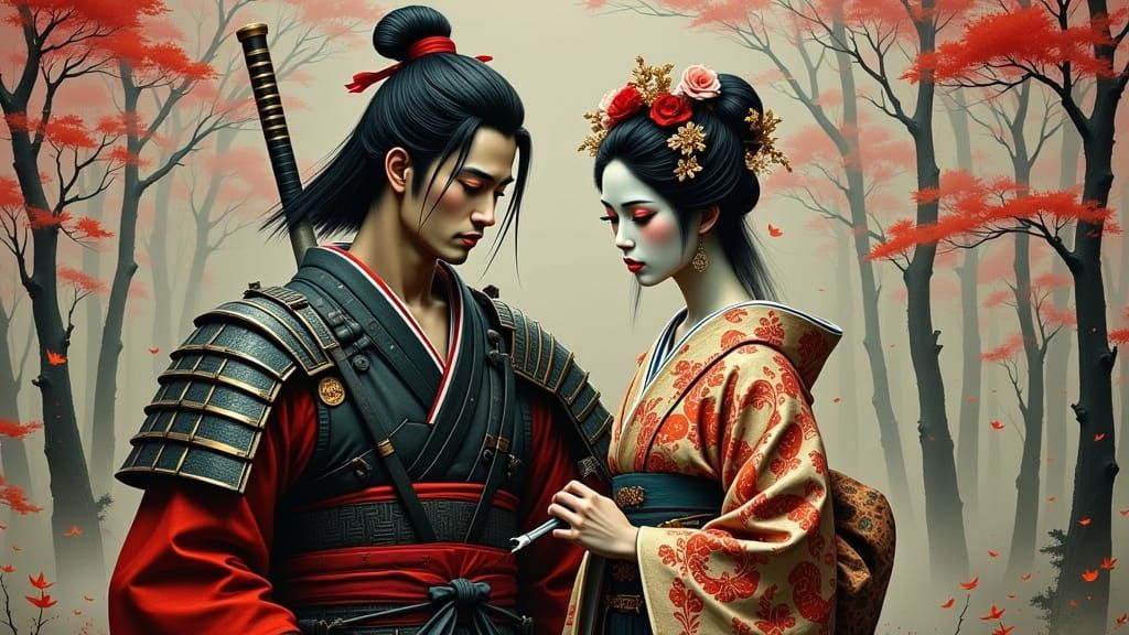 Samurai and Geisha in Ancient Japan