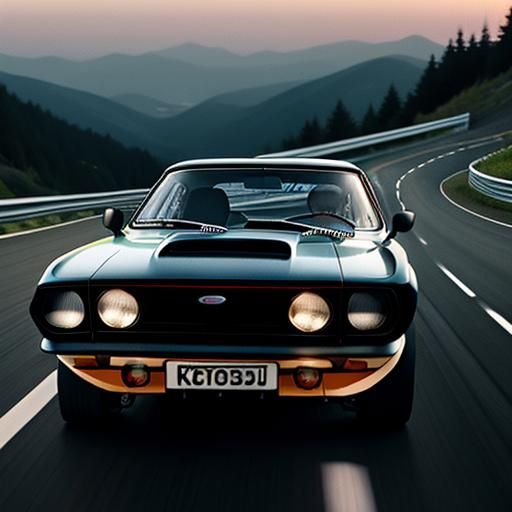 Ford capri 2300 rally car