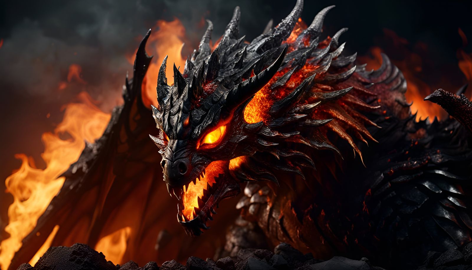 Flaming Deathwing Dissolving in Firestorm