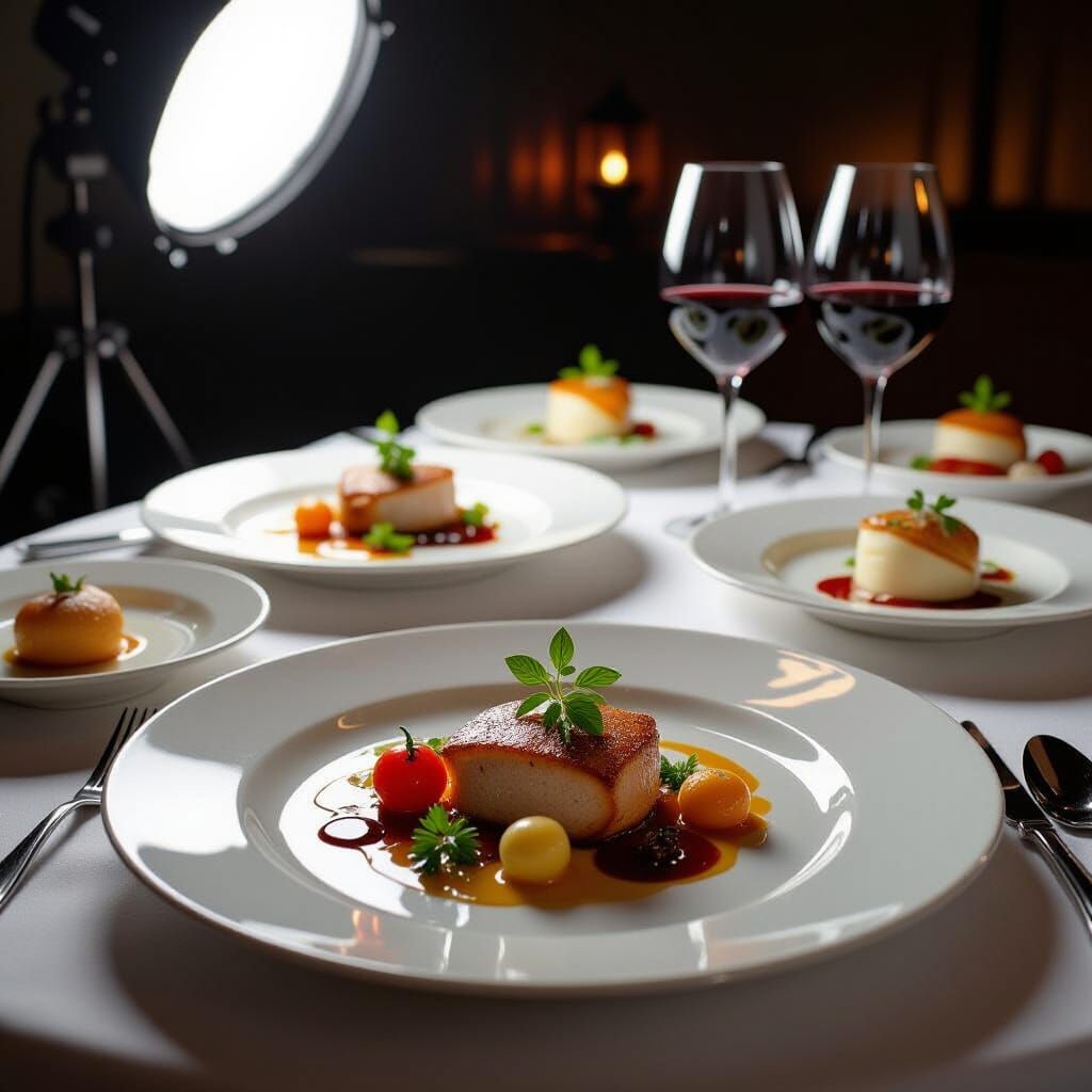 Exquisite Food Photography for High-End Magazine
