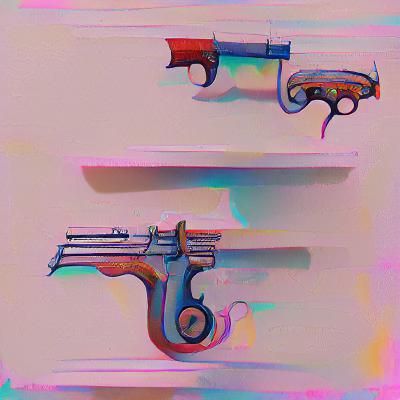 Assortment of Firearms Generated by AI