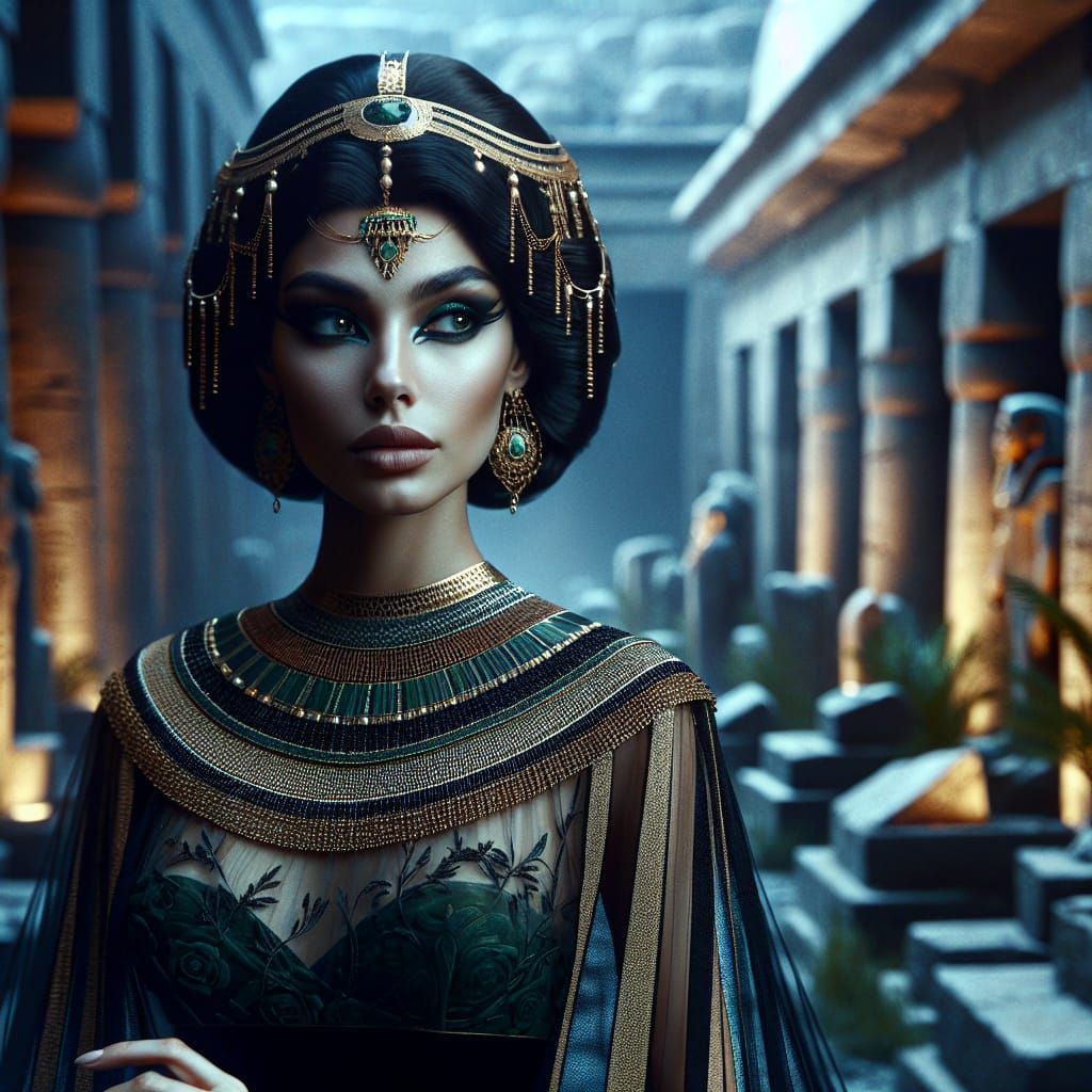 Egyptian Goddess of Funerals in Ancient Theban Necropolis at...