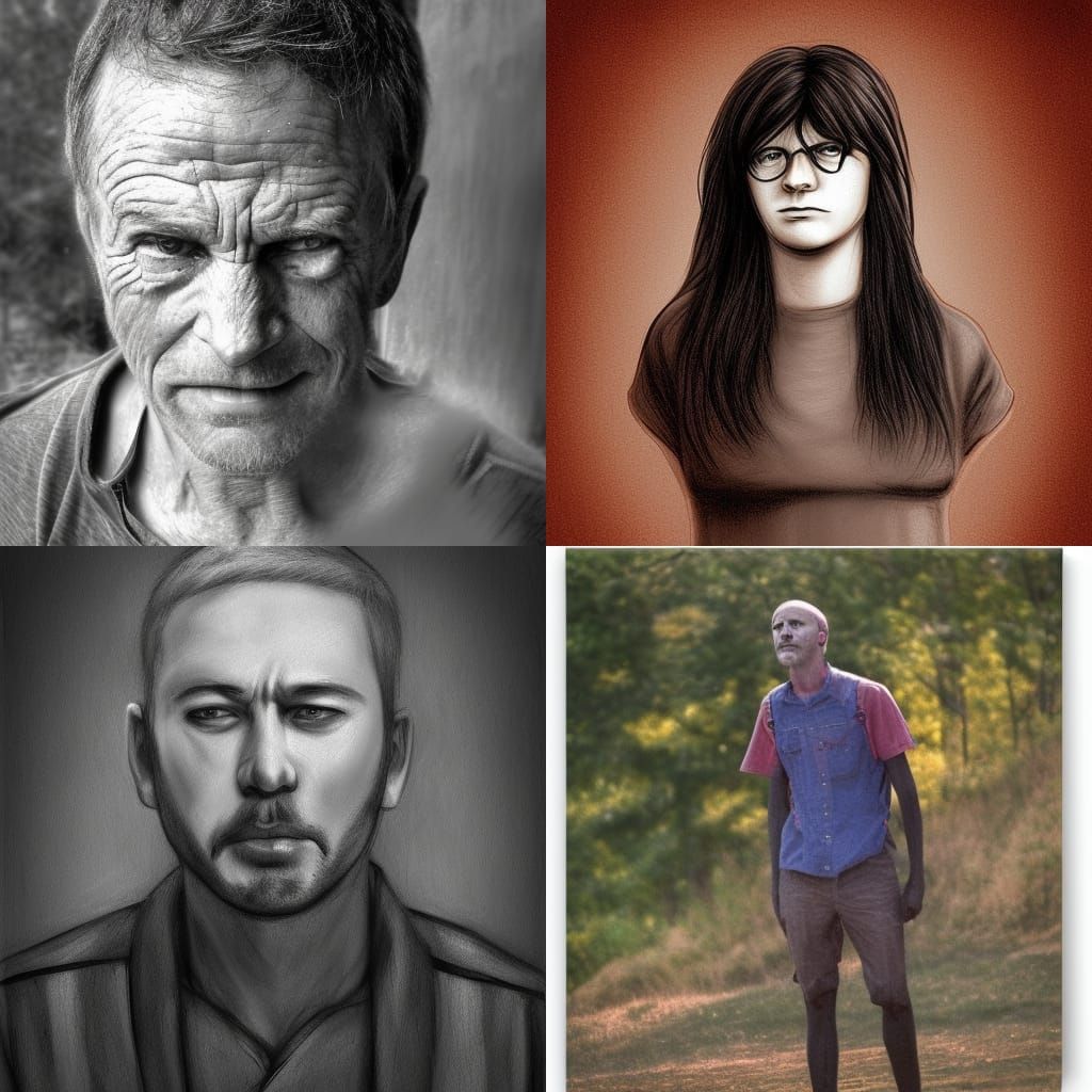 Surreal Character Illustration in Whimsical Style