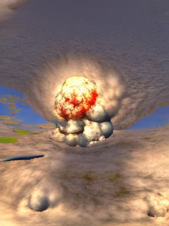 Hyperrealistic Hydrogen Bomb Explosion