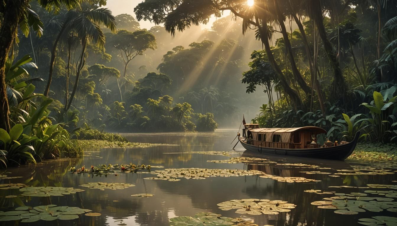 The African Queen on the Amazon River