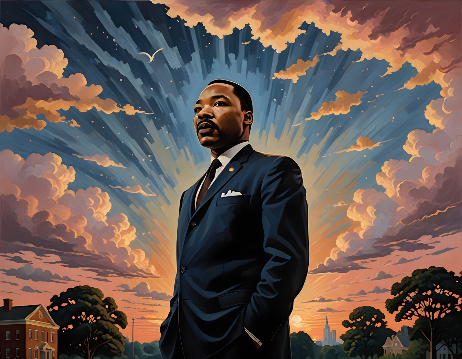 Dr. Martin Luther King Jr. Radiates Wisdom and Hope from Cel...