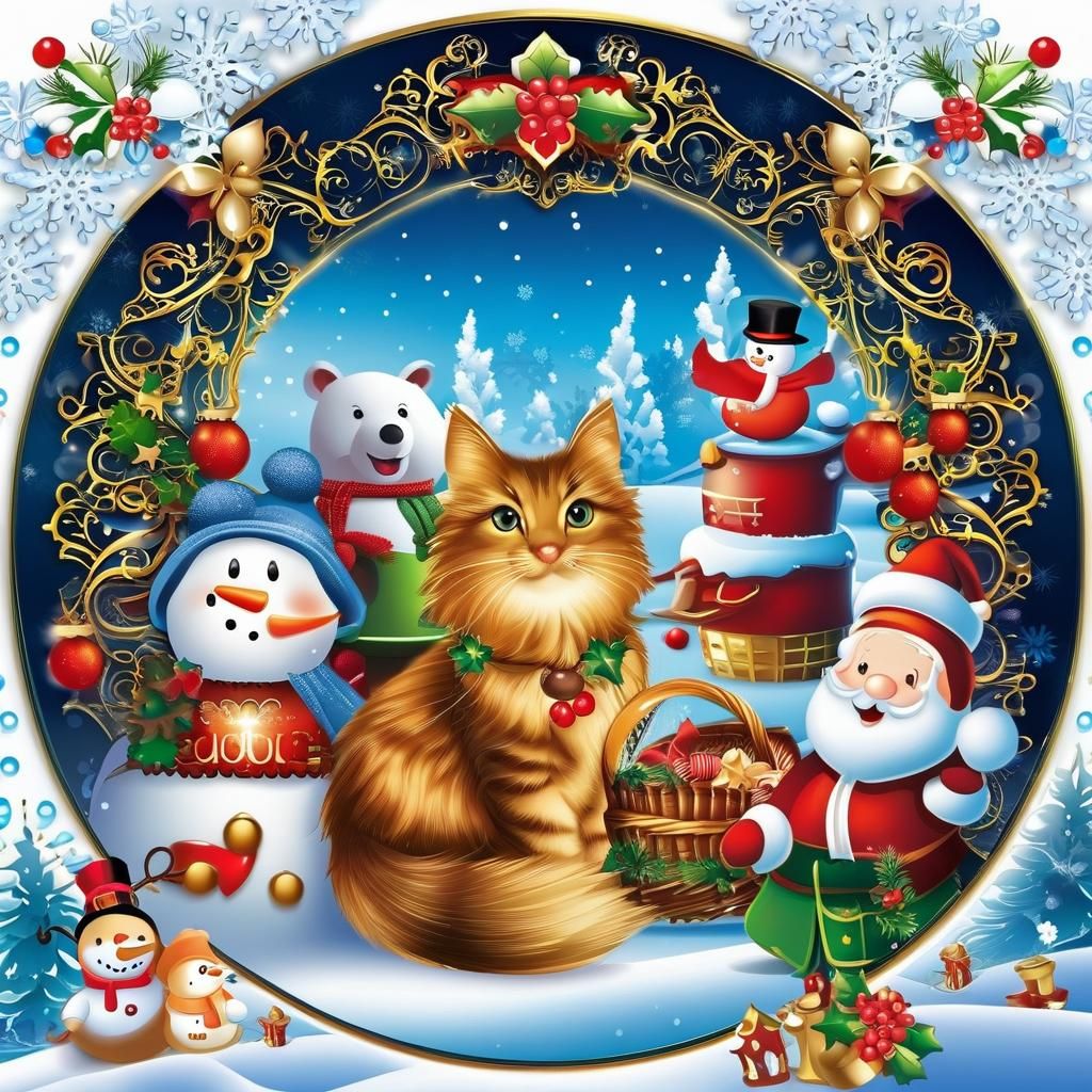 Surreal Science Fiction Art of Adorable Aliens in Futuristic...