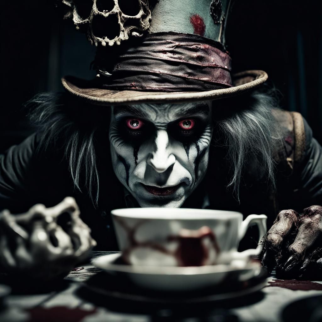 Horrific Mad Tea Party in Wonderland Style
