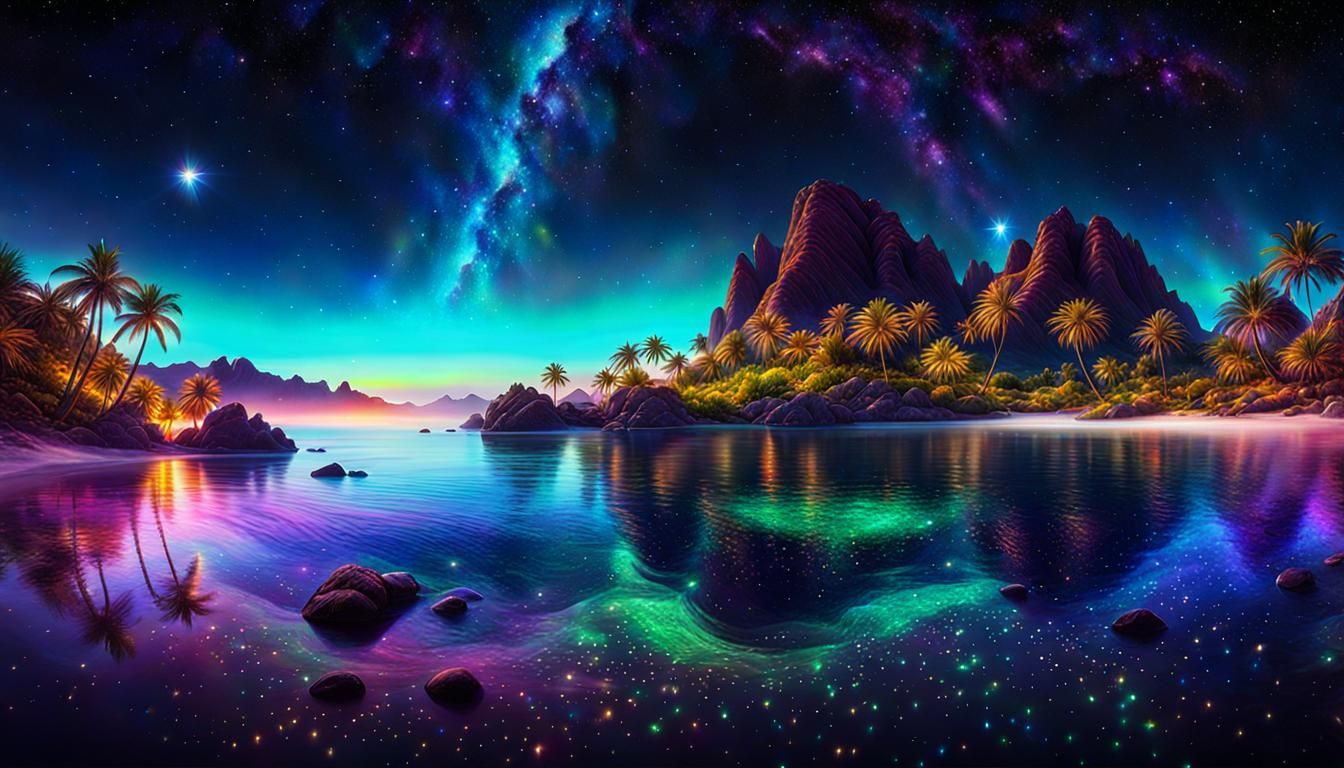 Paradise Island Night