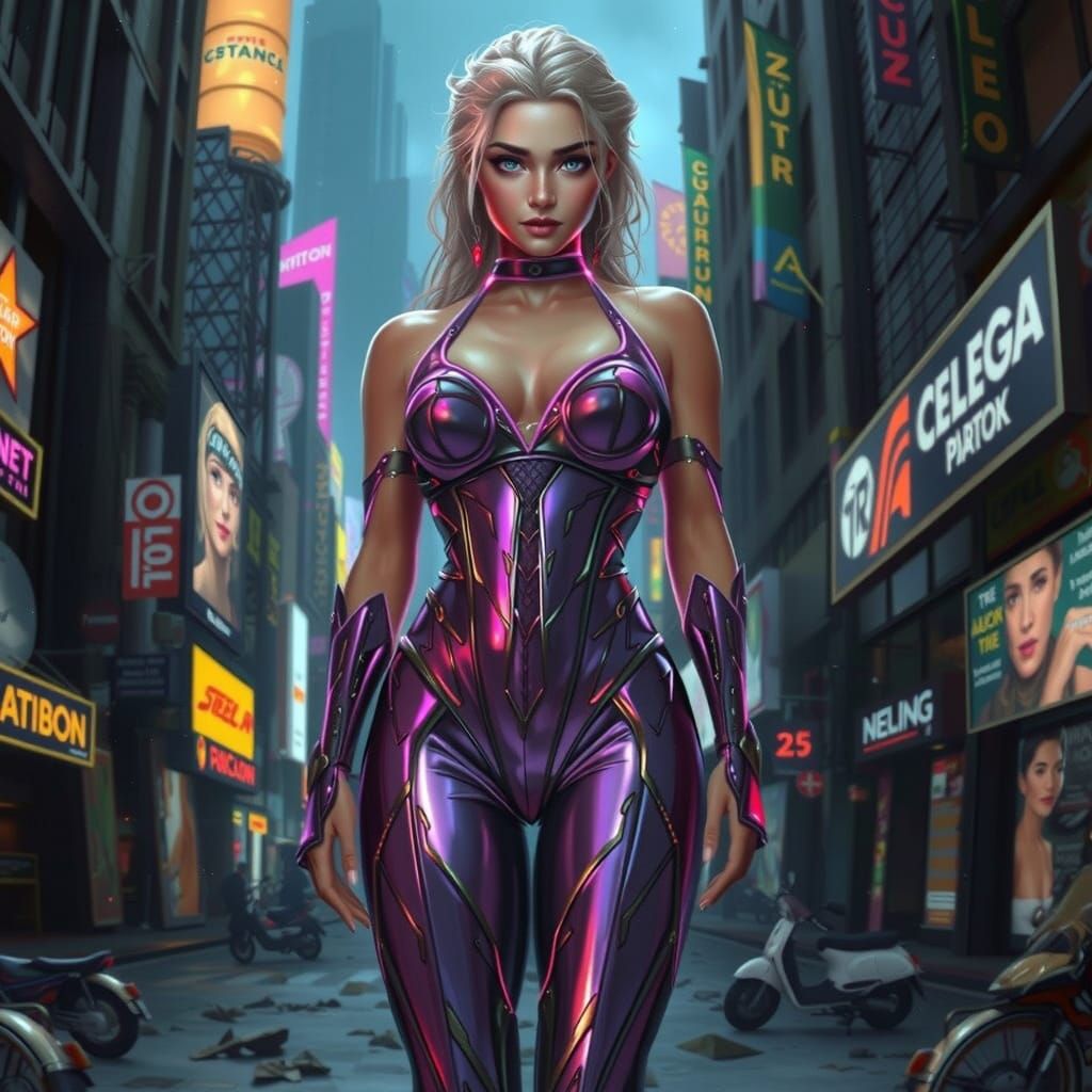 Abstract Lunar Light Portrait