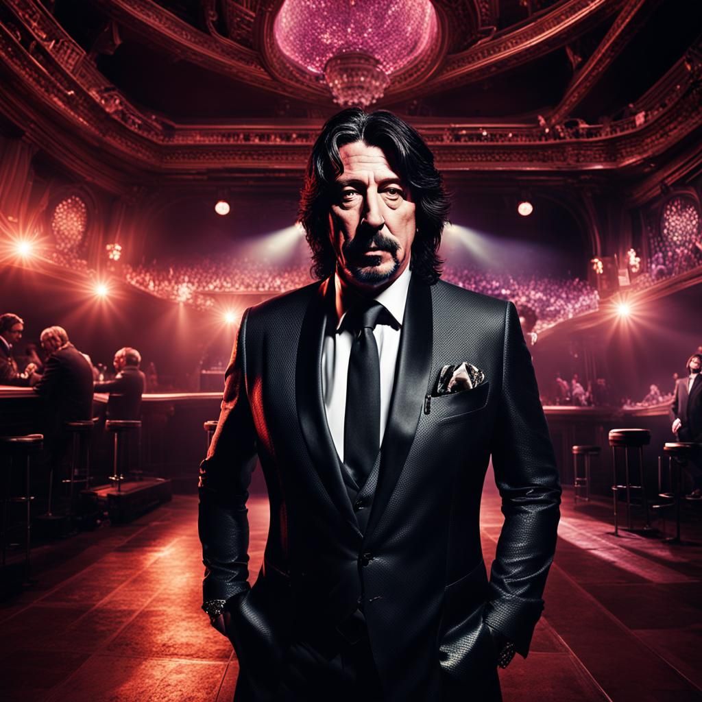 Hyperrealistic Lawrence Llewelyn Bowen Nightclub Bouncer