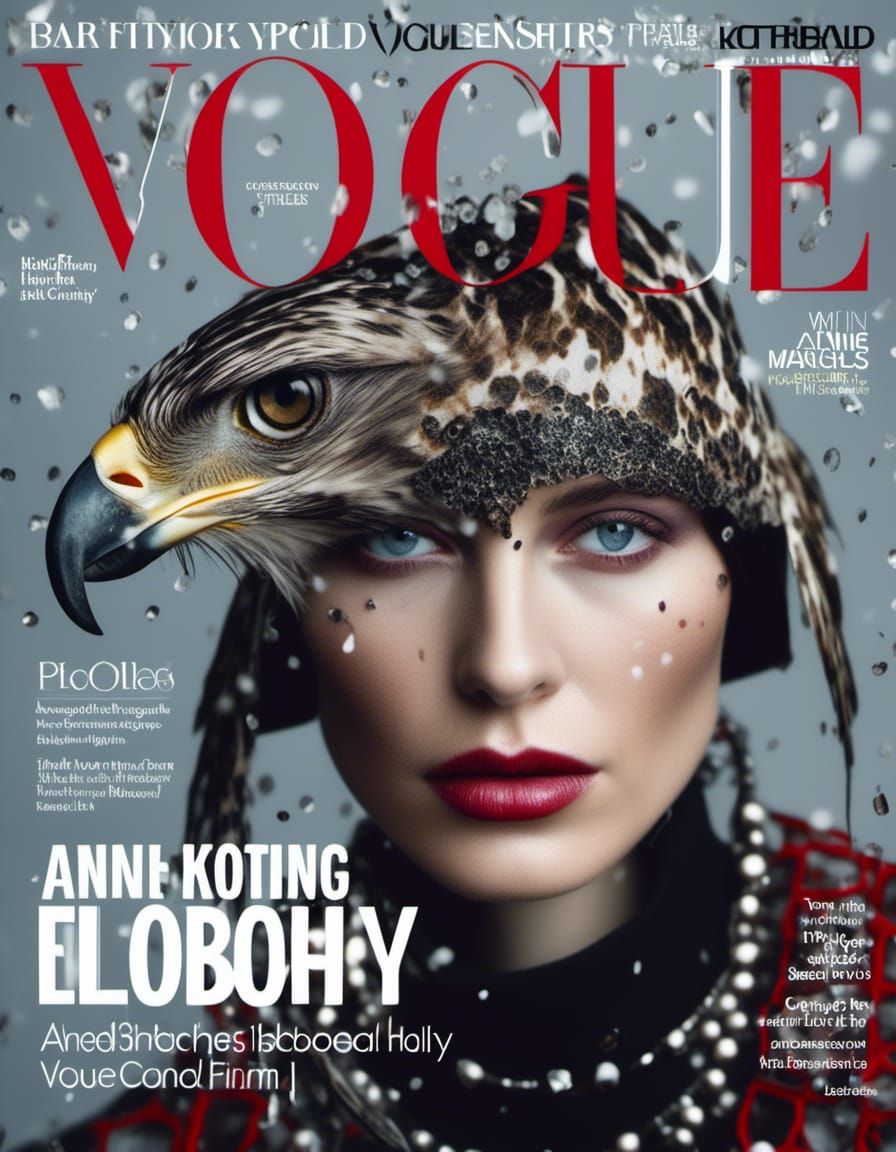 Birdhead on The Cover of Vogue Magazine