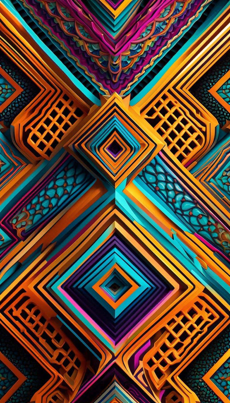 Detailed Intricate Pattern in Macro Photography