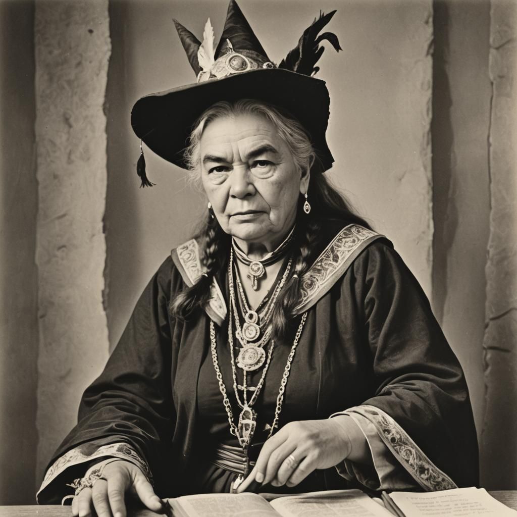 Sorceress Inspired by Historical Figure