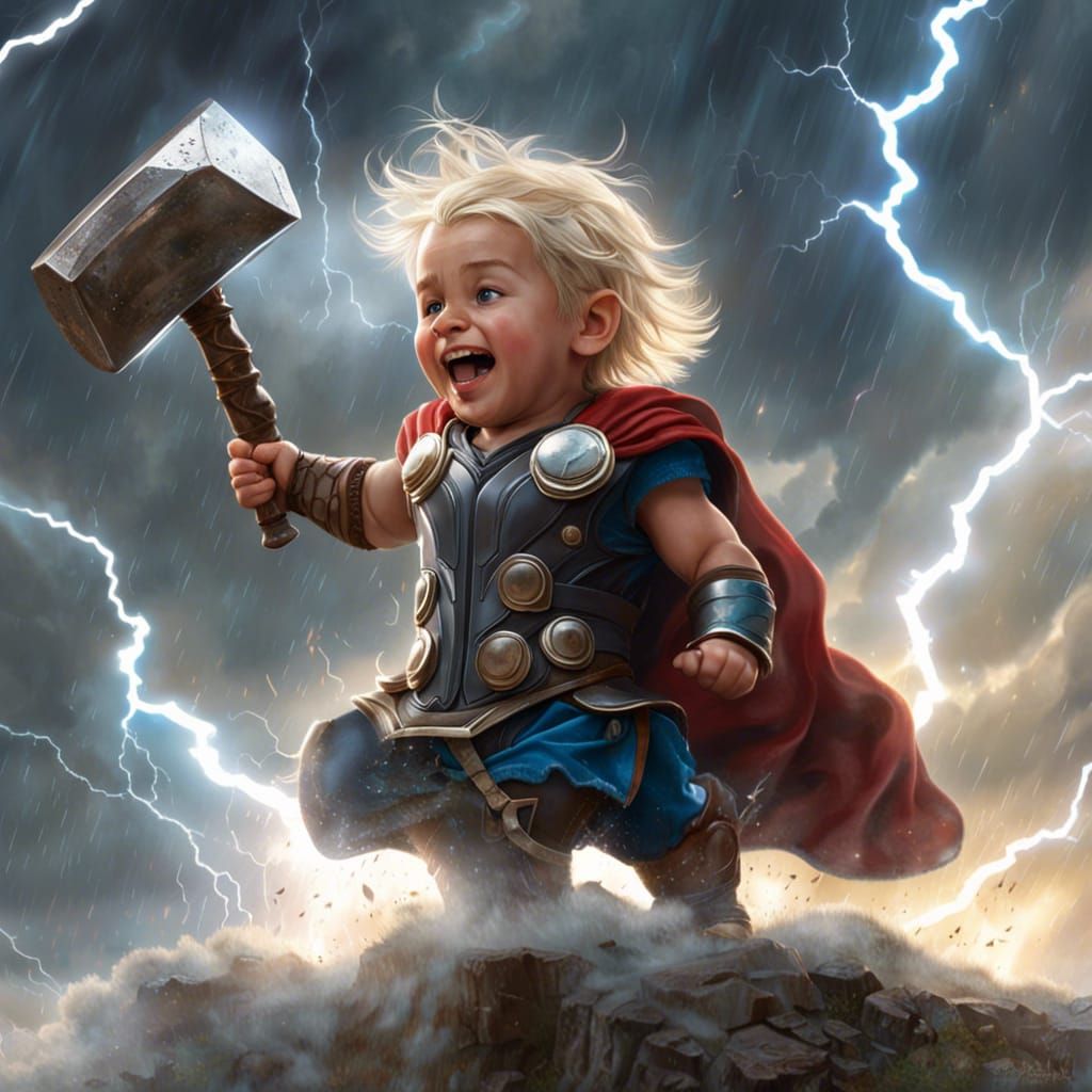 Thor the toddler