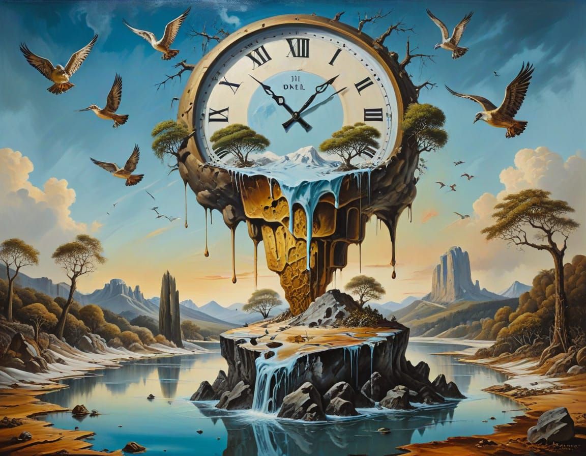 Surrealistic Masterpiece in Dali Style