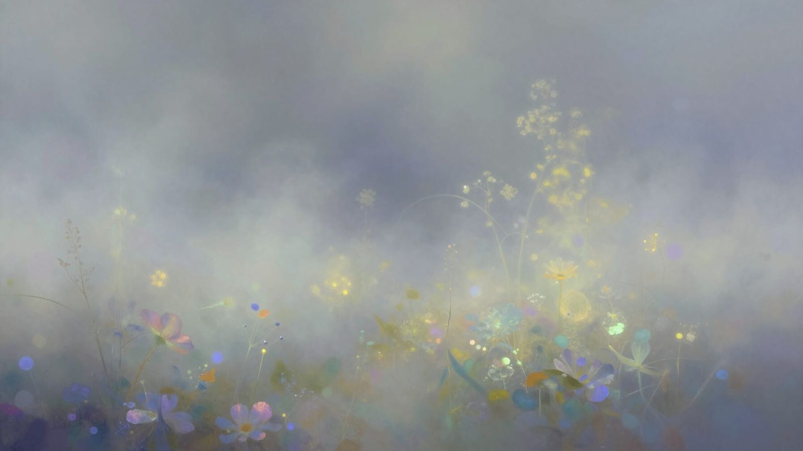 Ethereal Afterlife Landscape in Dreamlike Digital Art Style