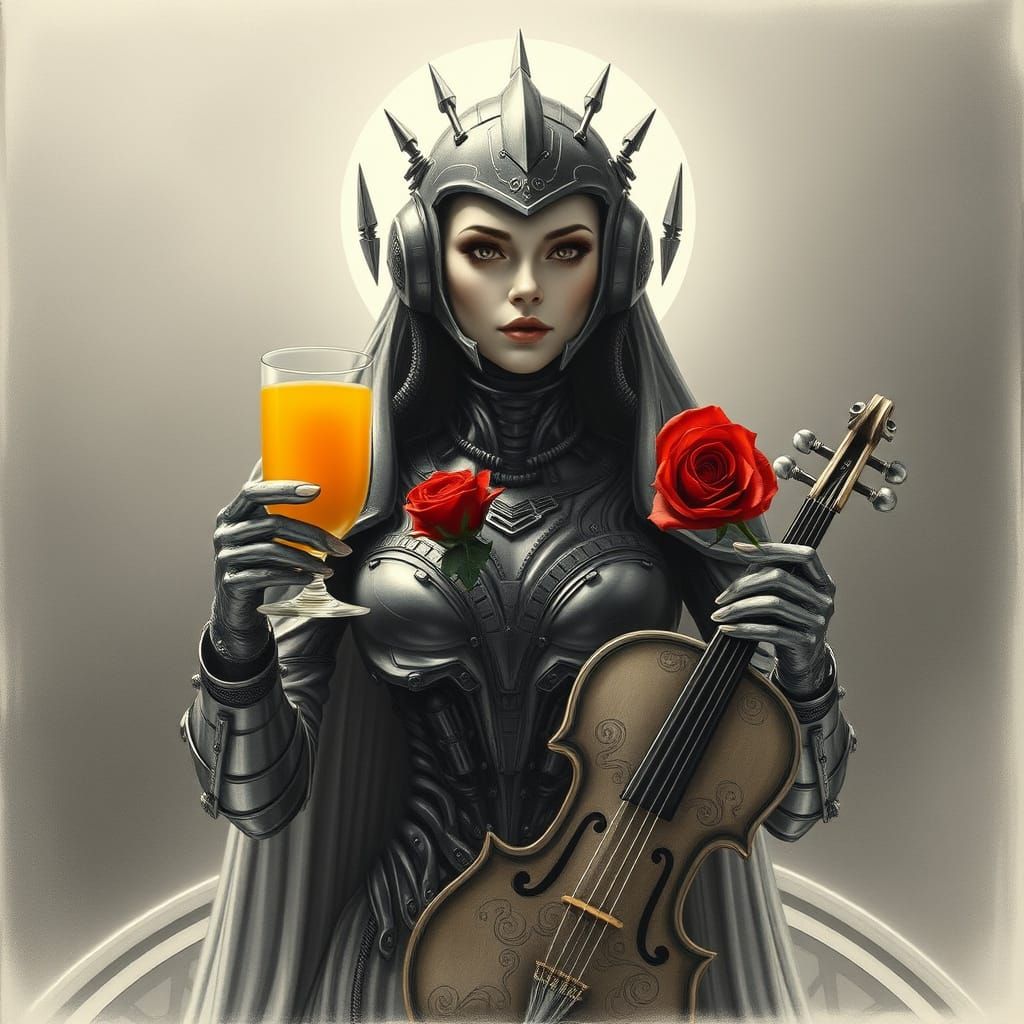 Borg Queen's Elegant Valentine's Day Moment