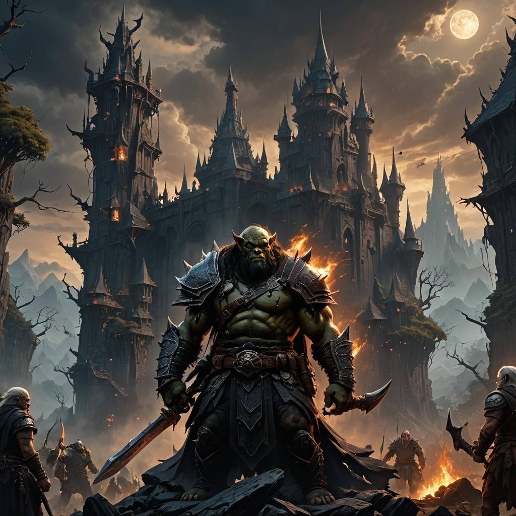 Fantasy Heroes Confront Dark Magic Towers