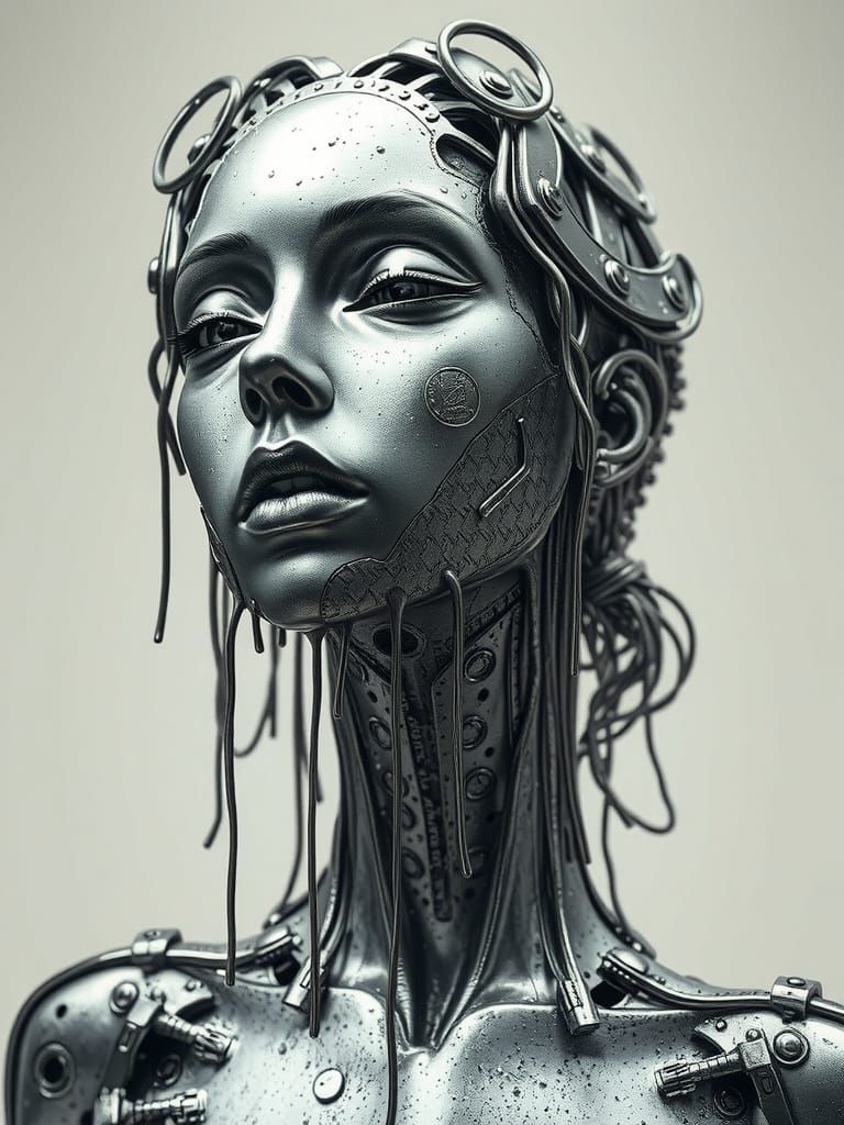 Melting Metal Woman: A Study in Destruction