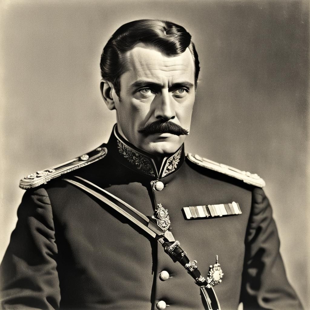 Vintage Spy Portrait with Bokeh and Natural Lighting