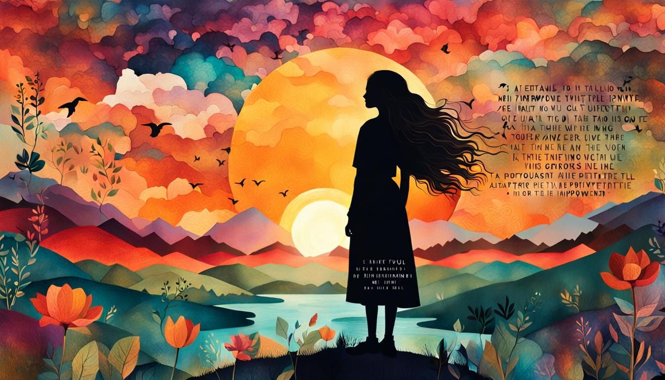 Inspirational 8K Collage of Empowerment and Self-Discovery