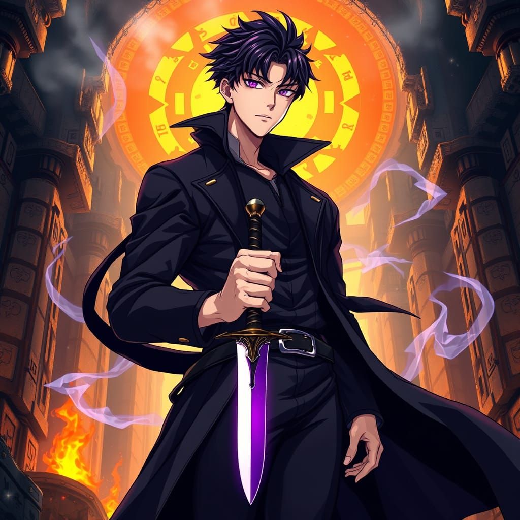 Mighty Dungeon Lord Exudes Power and Authority