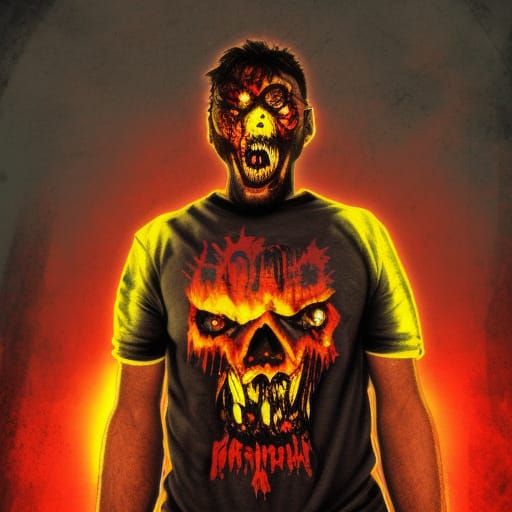 Eldritch Horror: Screaming Undead Man in Grave