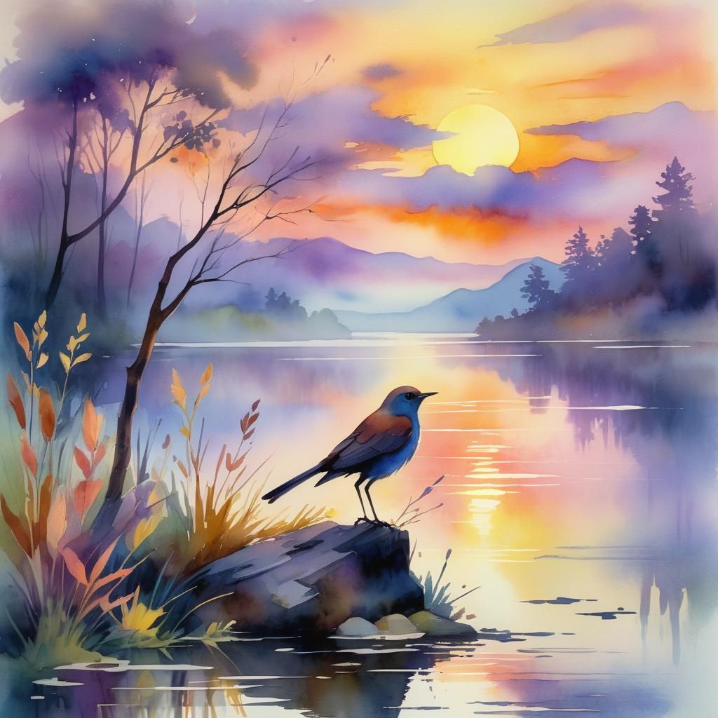 Sunset Bird
