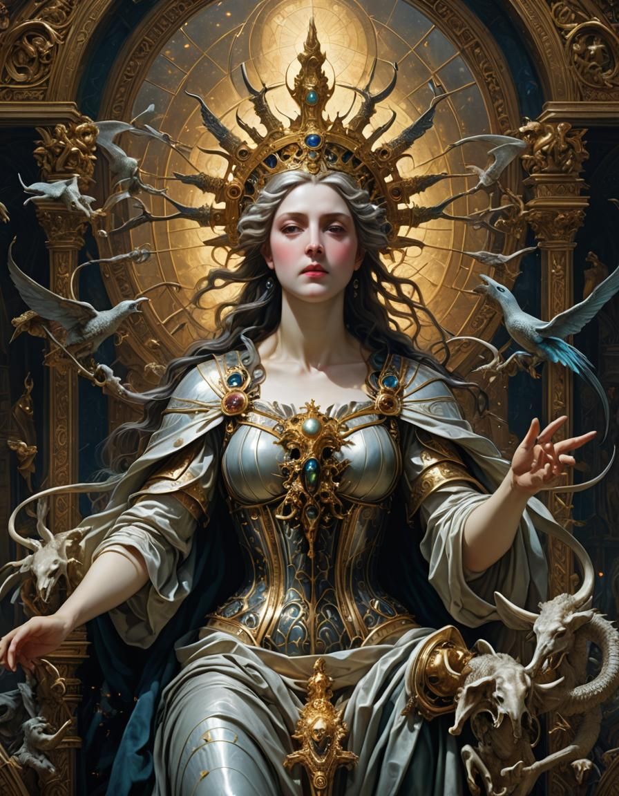 Dreamscape in Deep Color, Digital Painting