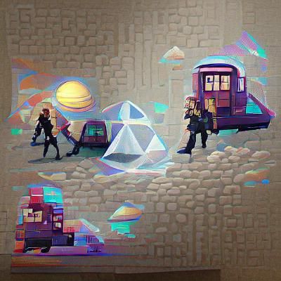 Time Travel in Low Poly Pixel Art