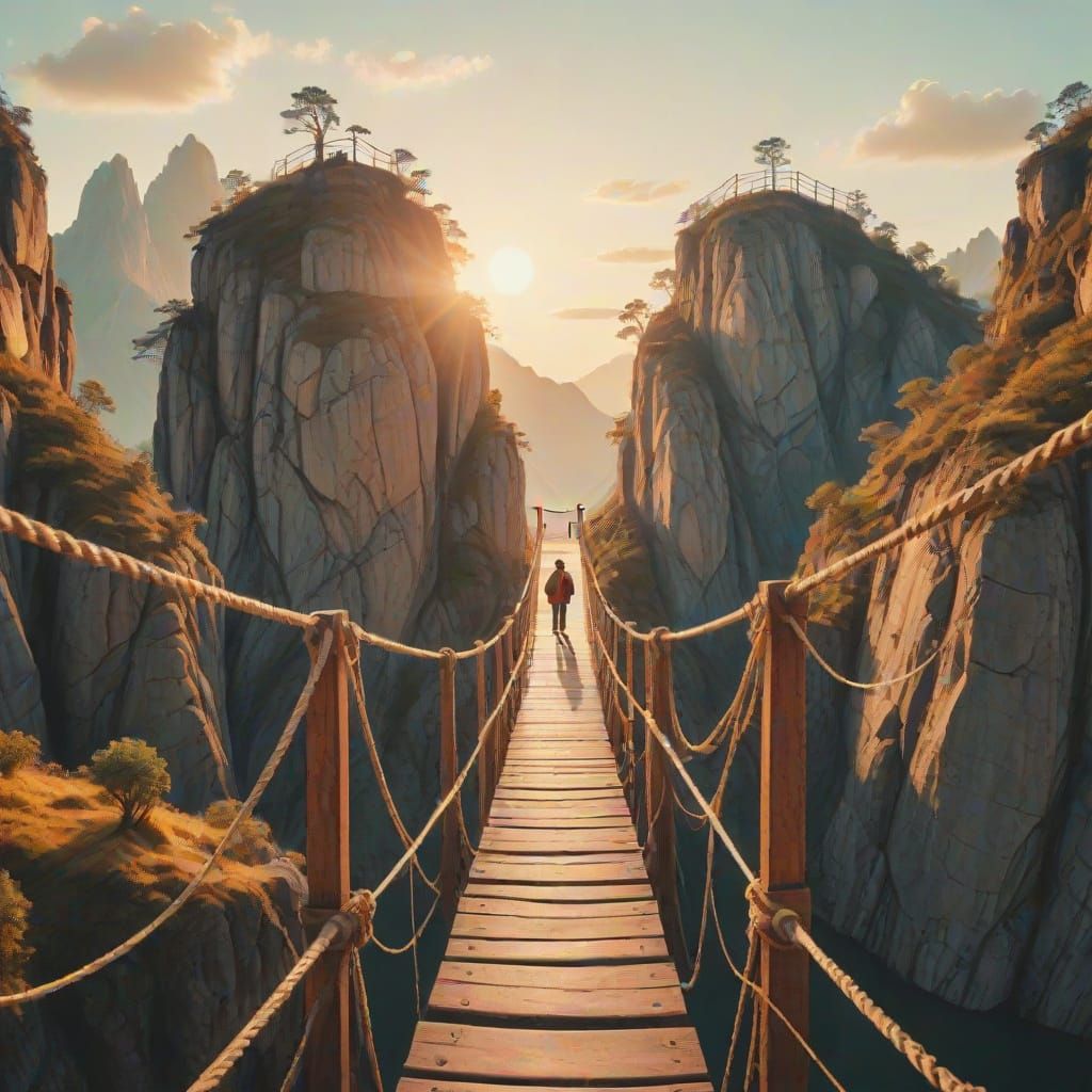 Whimsical Adventure Film Still in Retro-Futuristic Style