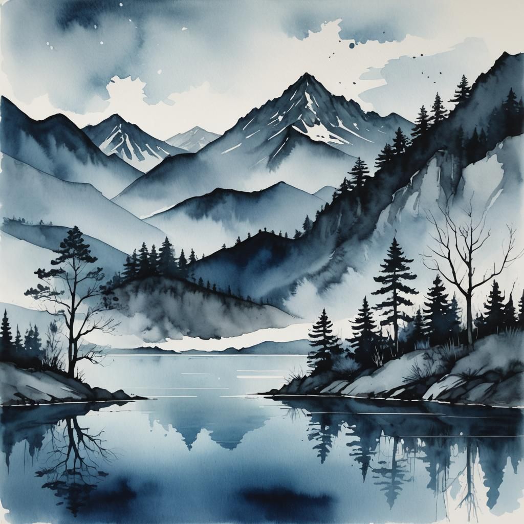 Monochromatic landscape