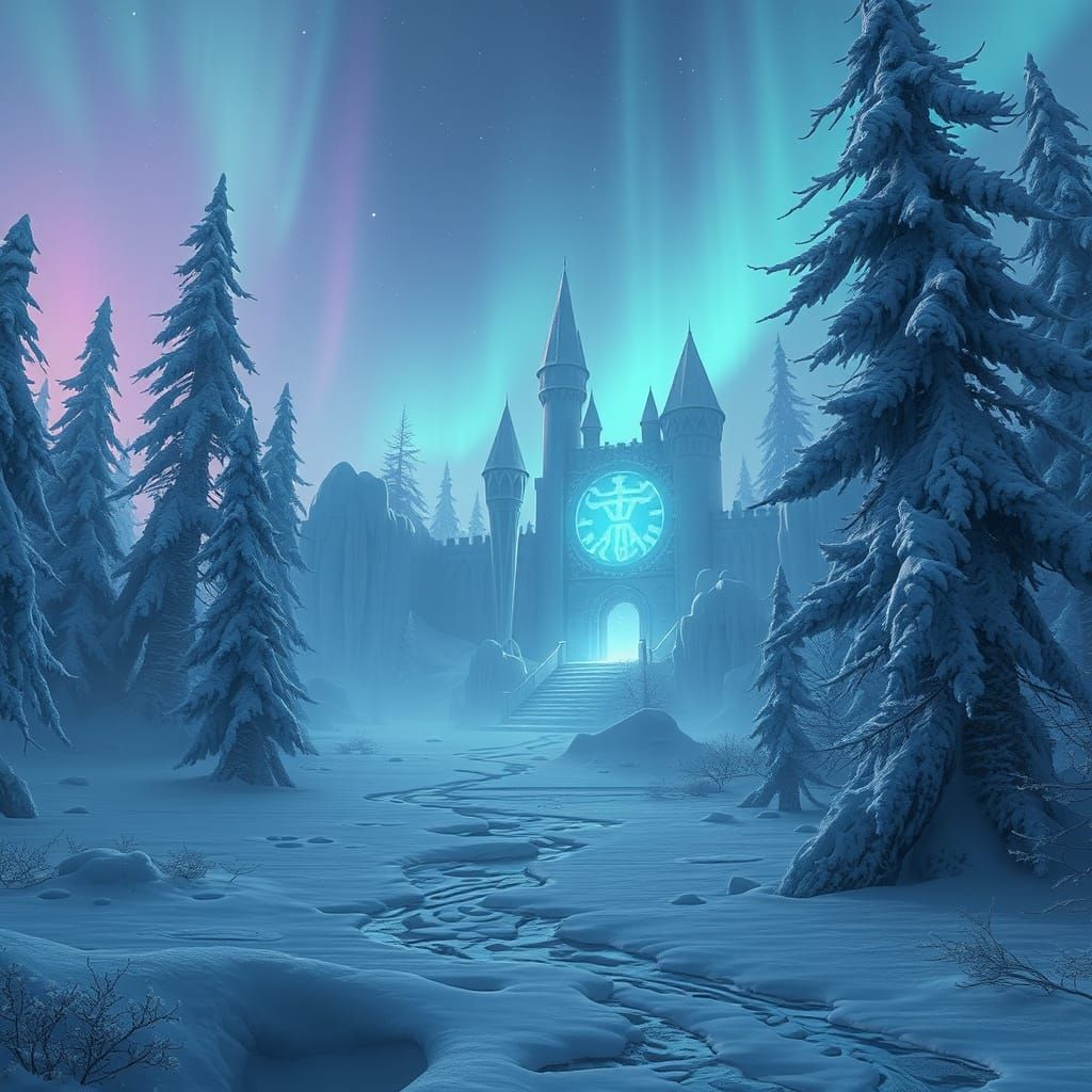Frozen Tundra Citadel Unveils Mystical Portal