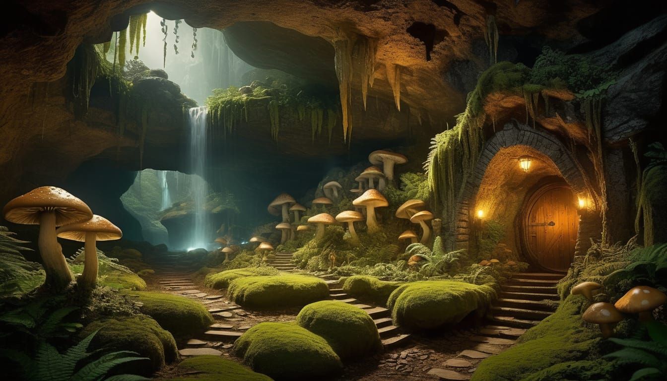 Vast Underground Troll Civilization Thrives in Golden Glow