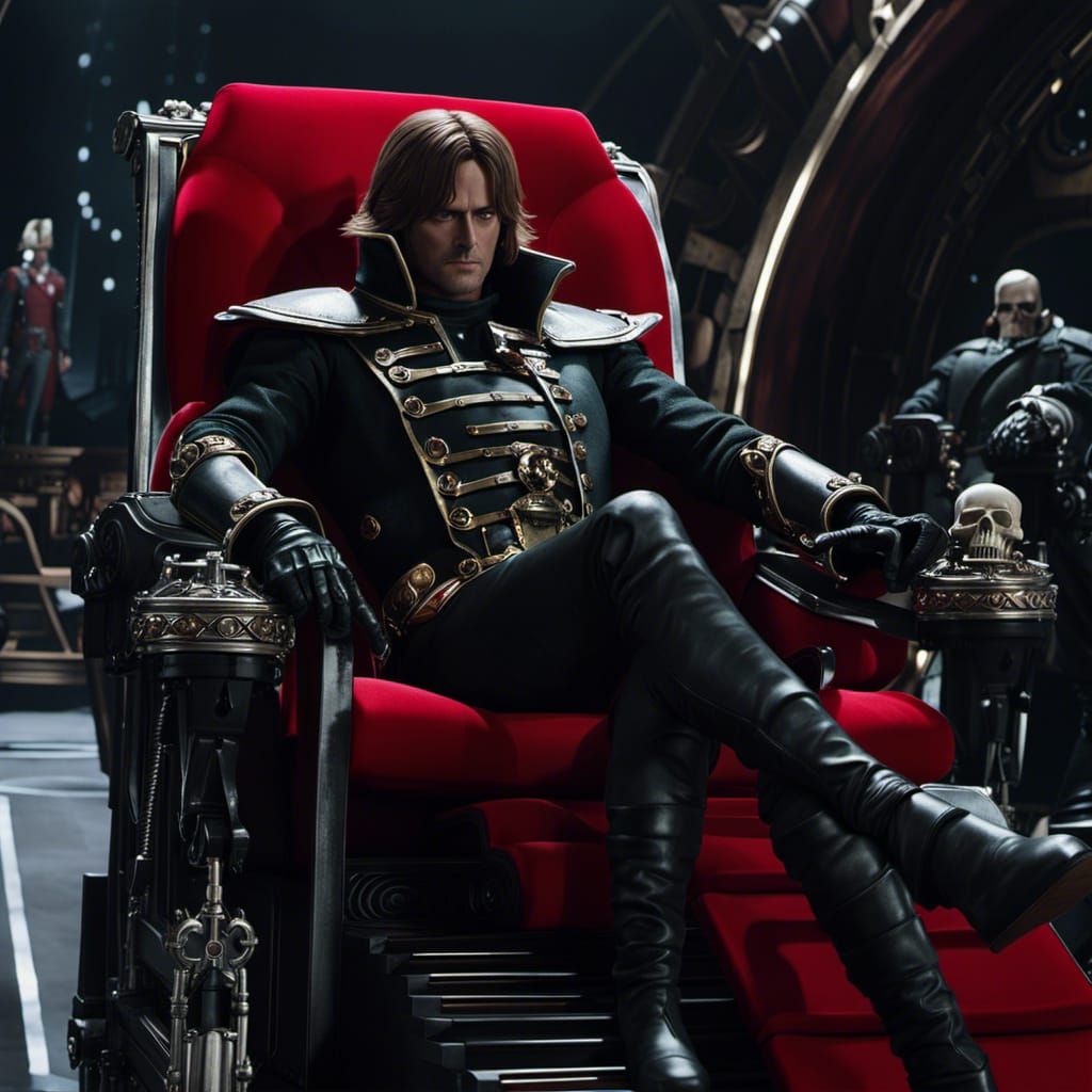 Space Pirate Captain Harlock in Photorealistic 3D