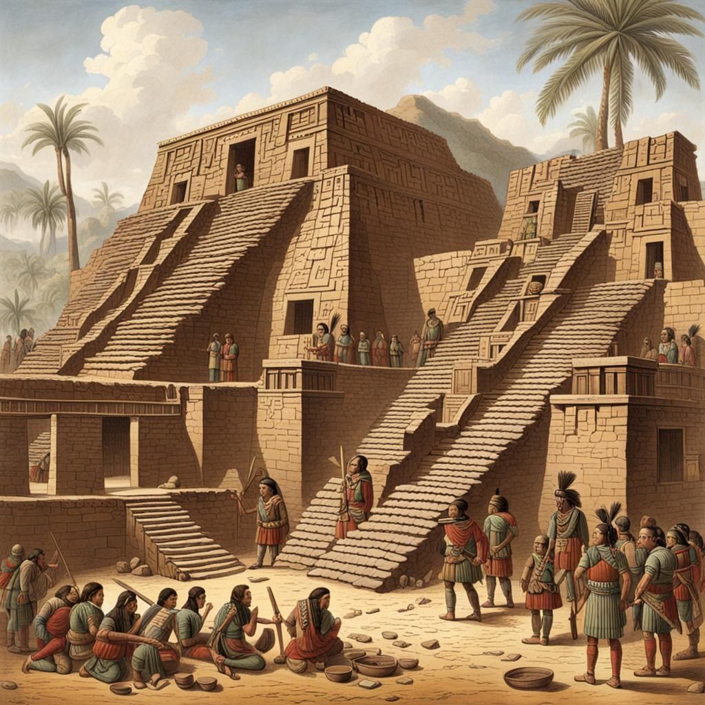 Aztec Barracks in Enlightenment Era: Detailed Exterior