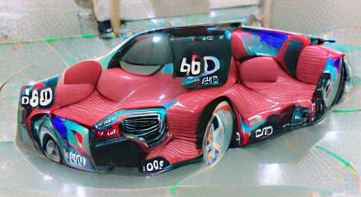 Detailed 3D Car Render in 8K