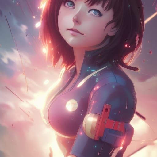 Anime Portrait in Hyperdetailed Style