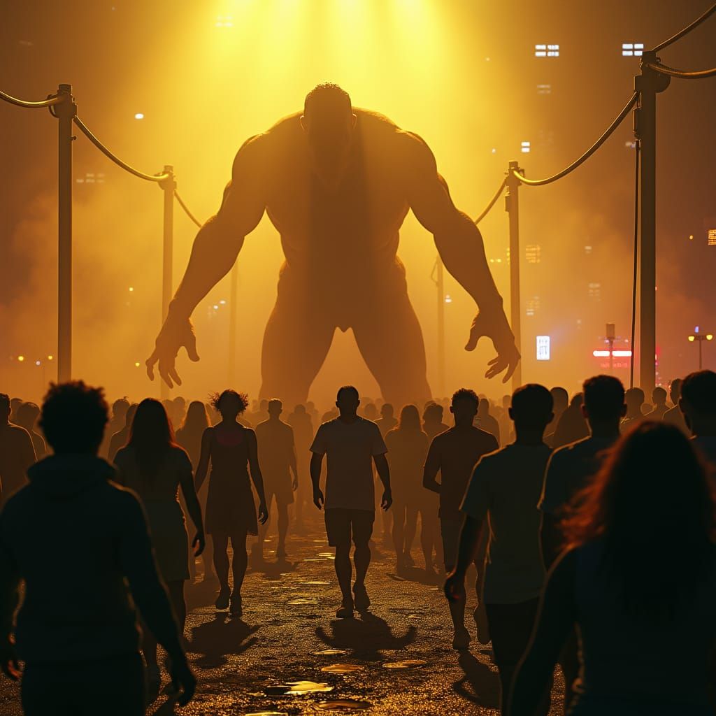 Horror Throngs Scream Unison as Twisted Monstrosity Emerges