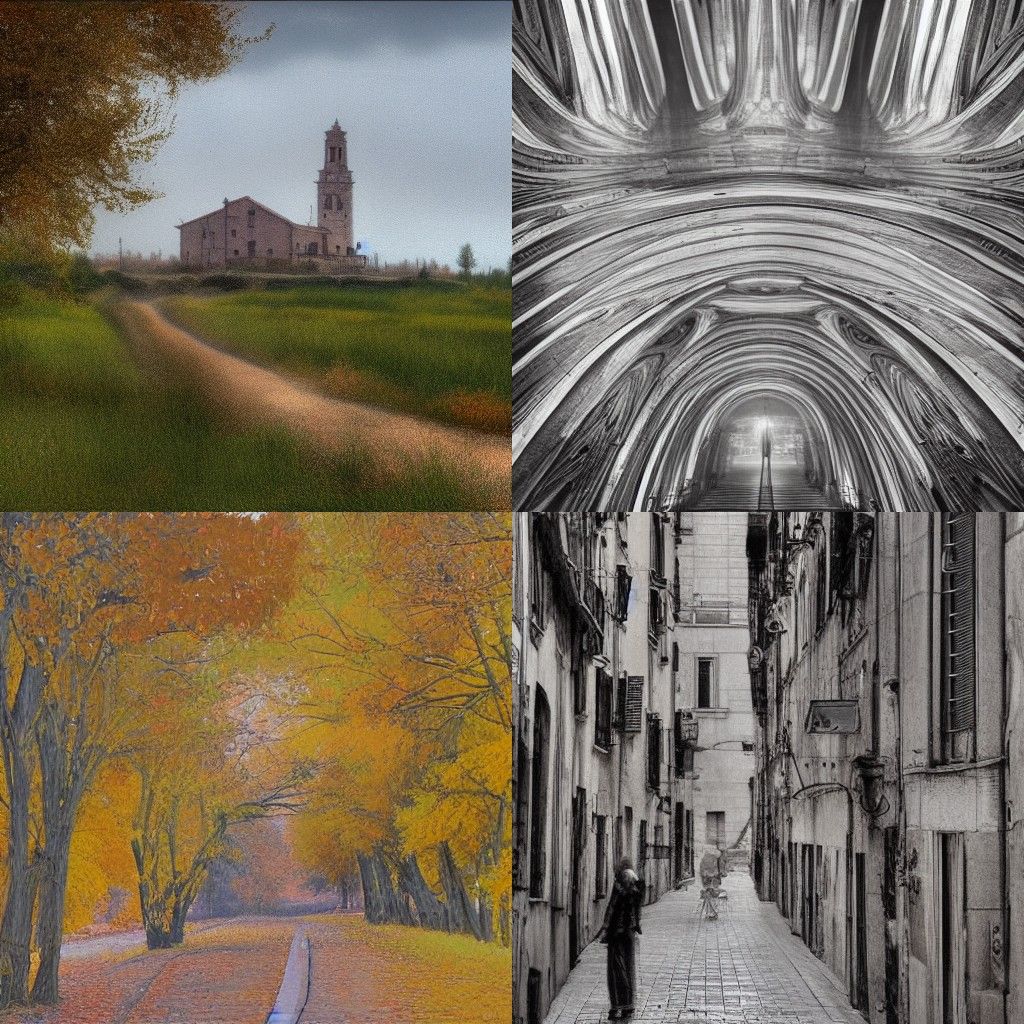 Abstract Composition in Surreal Style