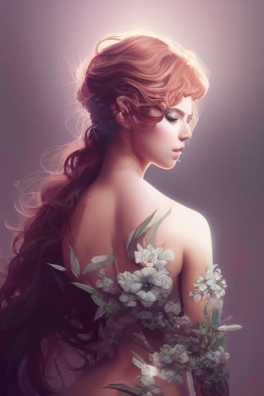 Elegant Lady in Modern Dress, Hyper-Realistic 8K