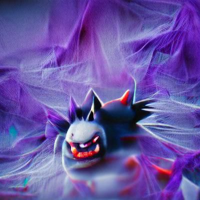 Stylized Gengar Illustration