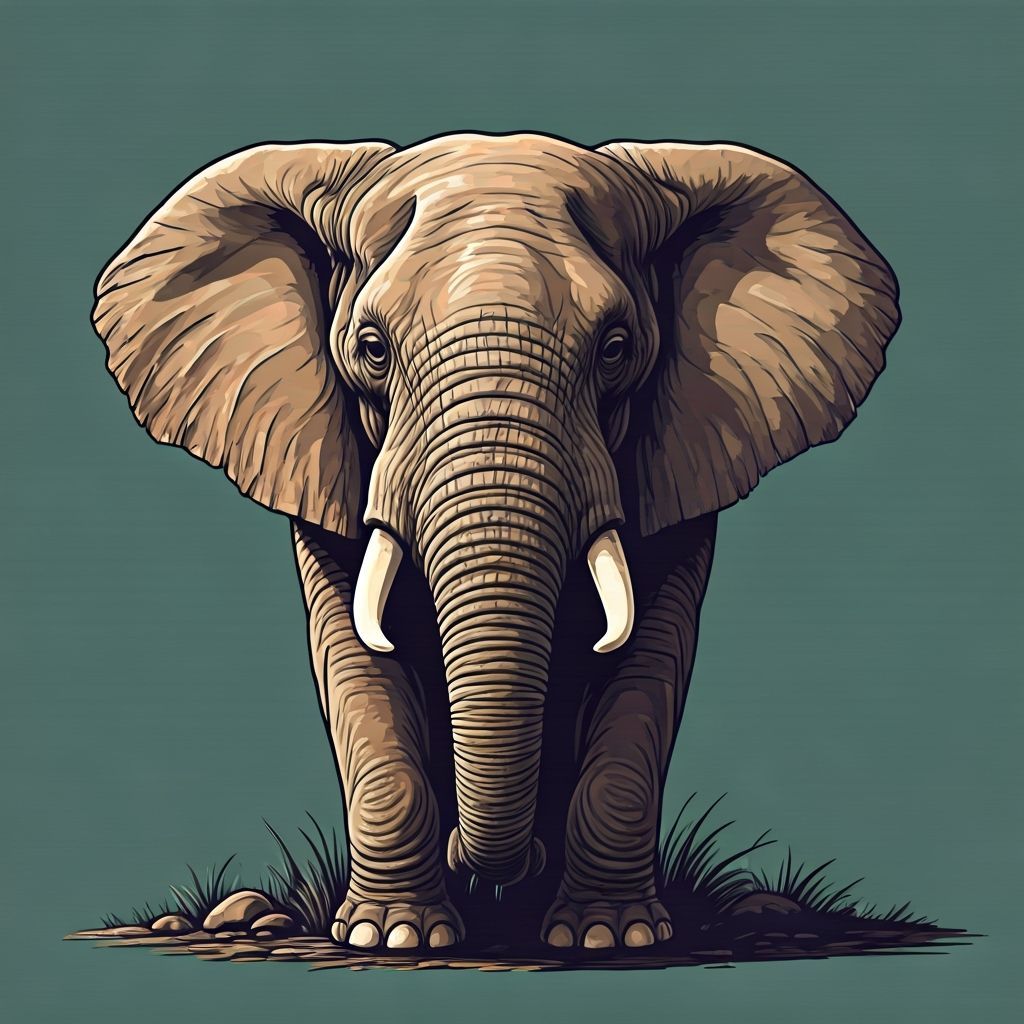 AI Generated Image of an Elephant