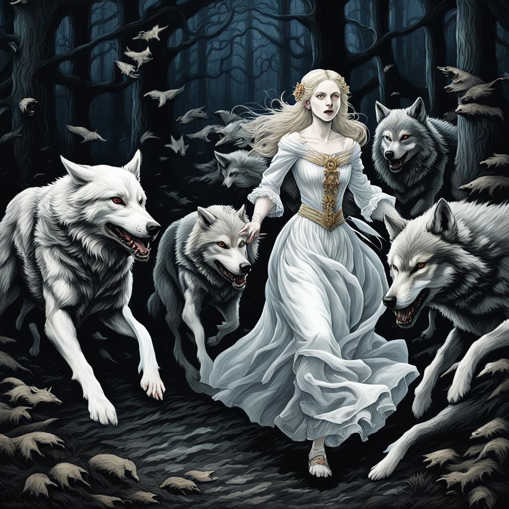 Albino Princess Runs with Wolves: Symphony of the Night