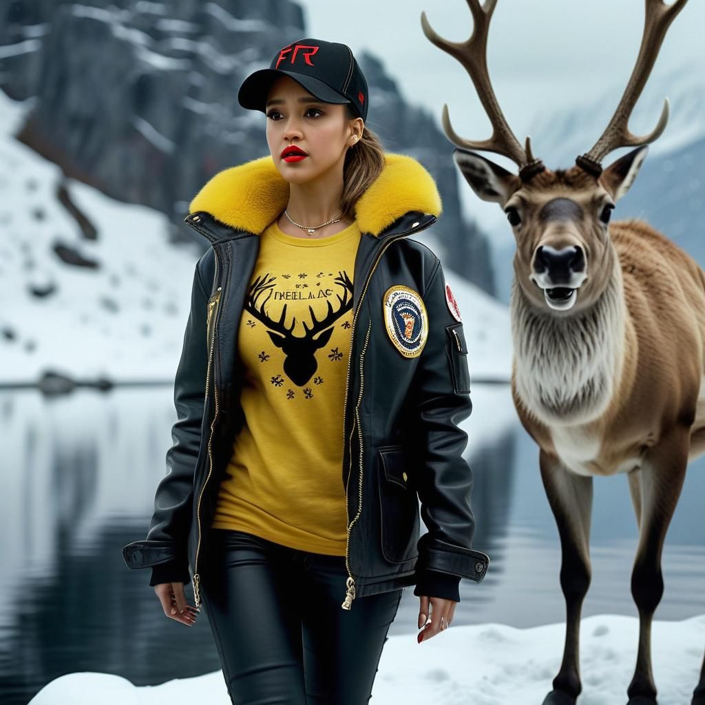 Jessica Alba as FBI Agent on Snowy Mountain, Cinematic