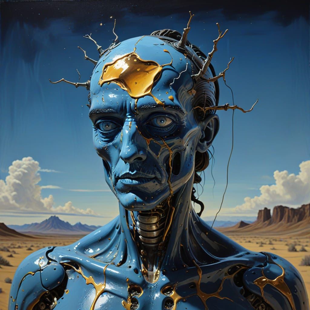 A Contemplative Robot Balances on a Thin Wire