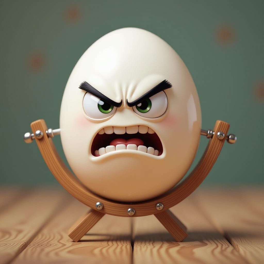 Angry Egg Ready to Launch on Slingshot